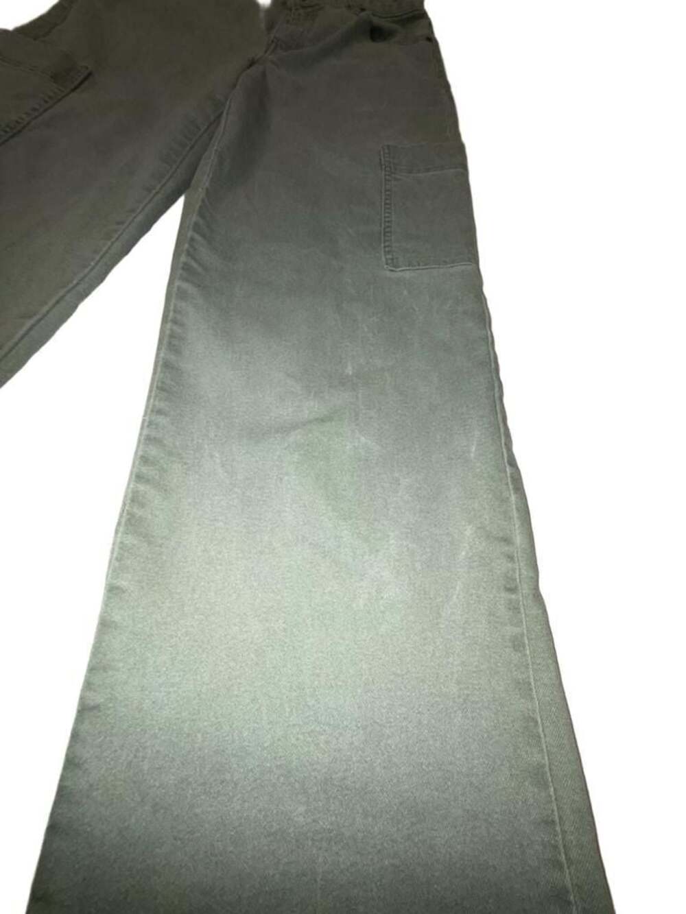 d.jeans Women's Green Wide Leg Cargo Jeans - Picture 3 of 5